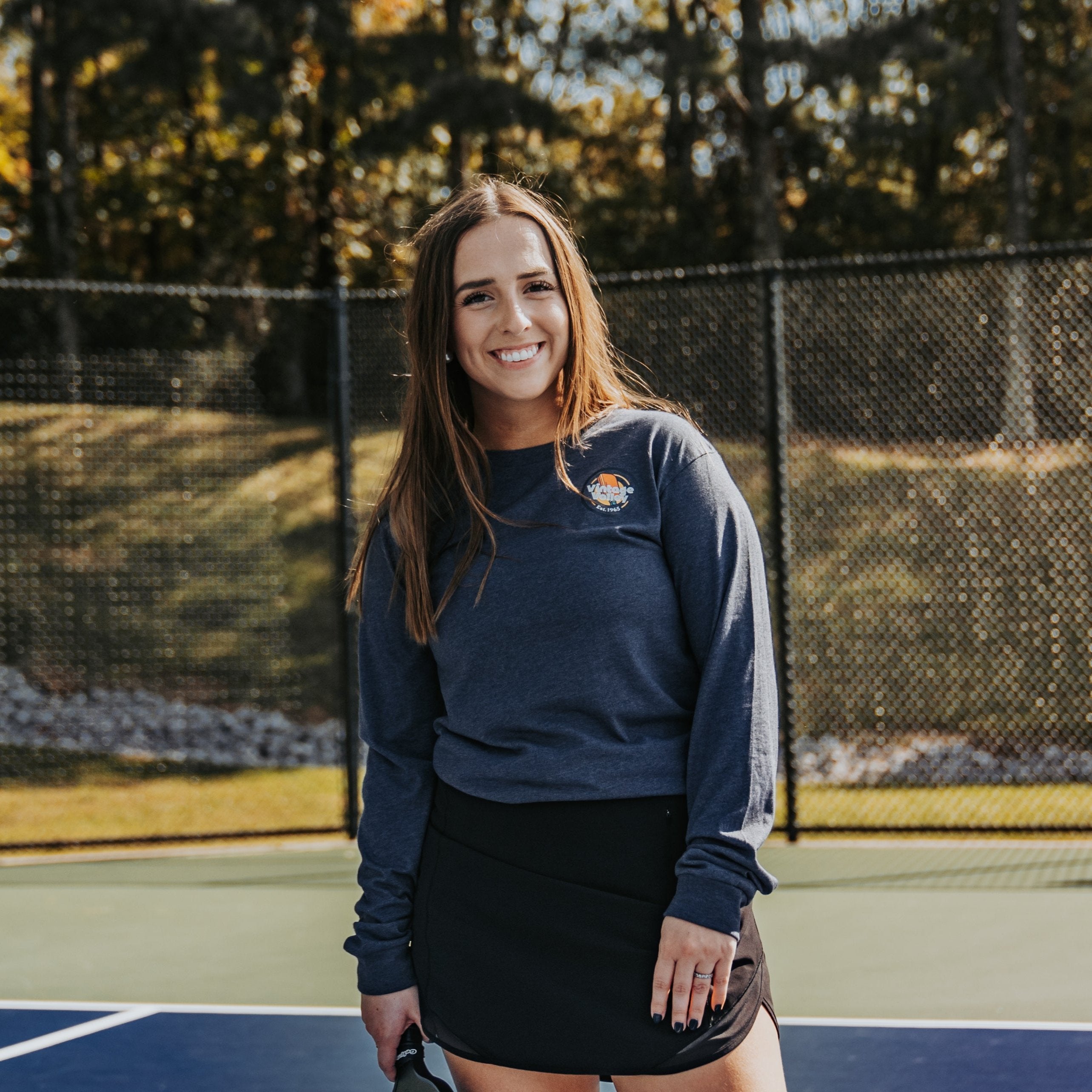 Sunset Serve Long Sleeve Pickleball Tee