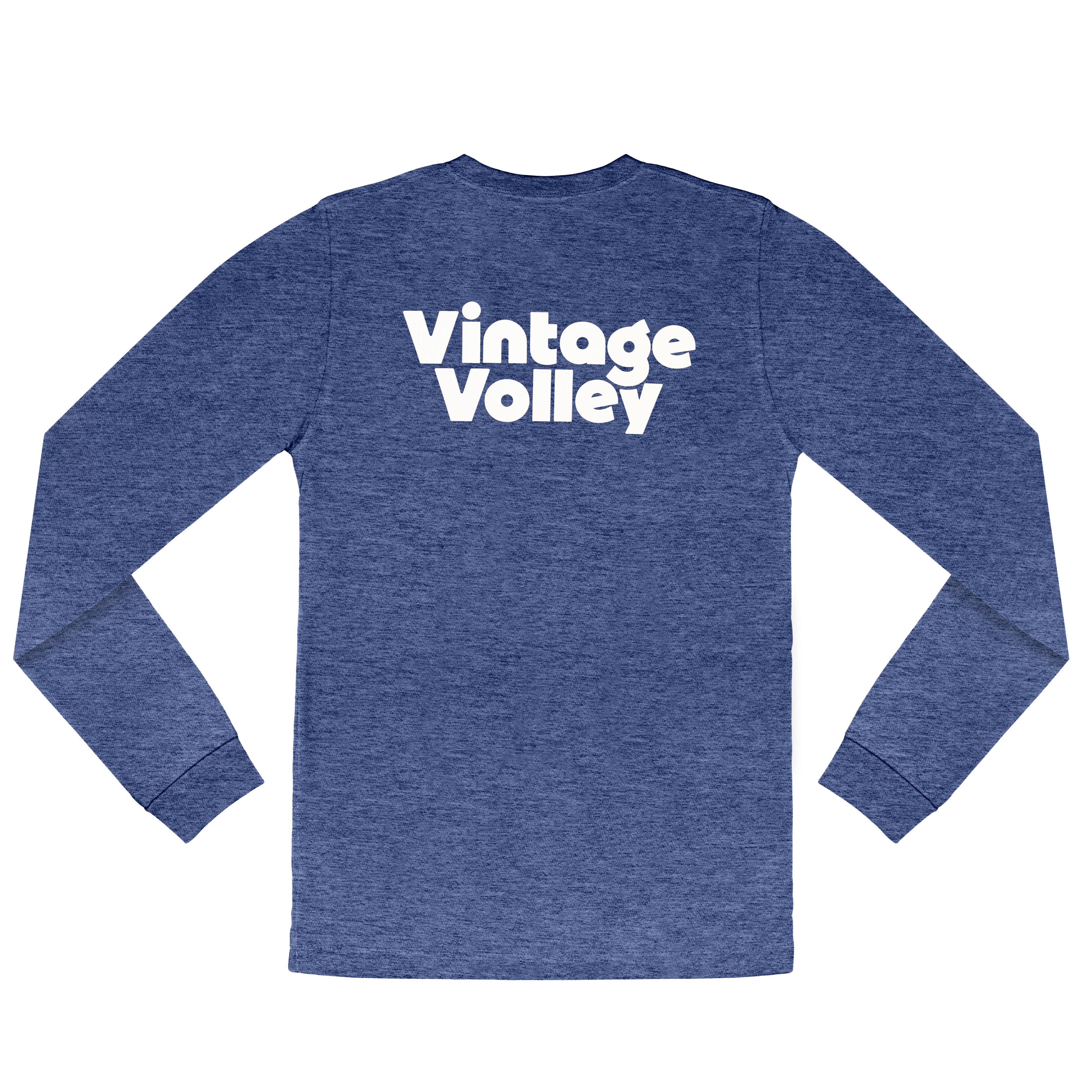 Vintage Volley Long Sleeve Pickleball Tee