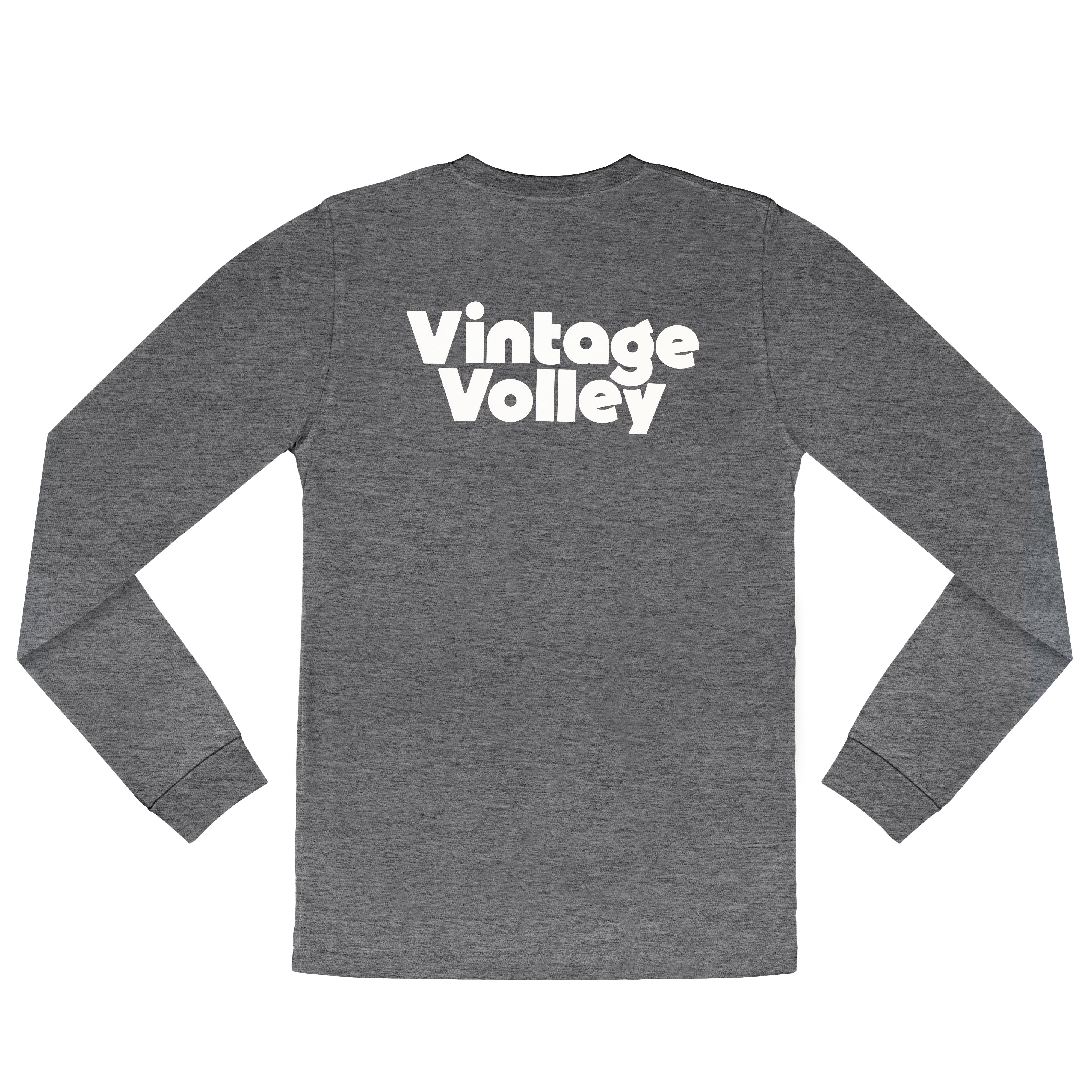 Vintage Volley Long Sleeve Pickleball Tee